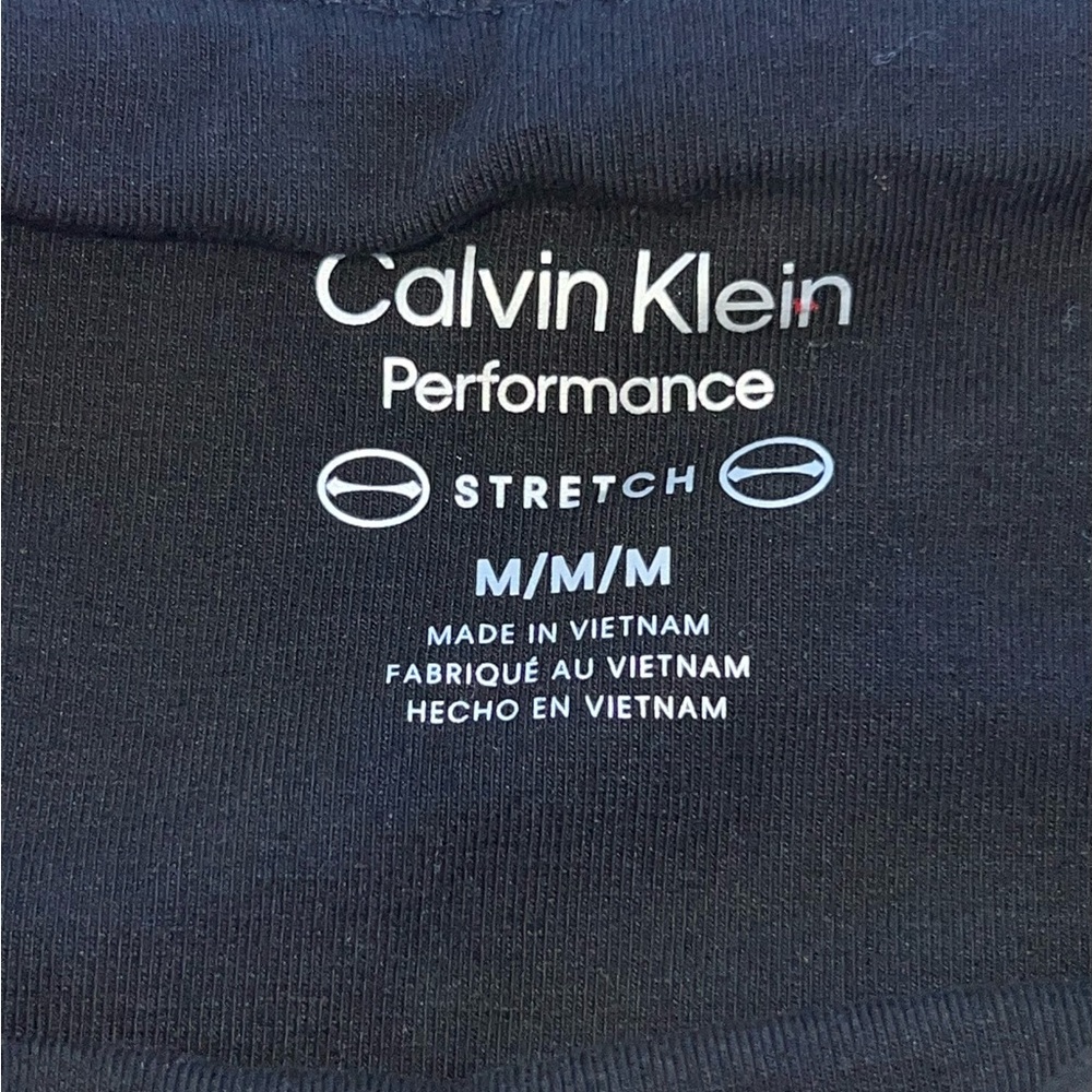 Calvin Klein Performance Women's Black Logo Leggings - Picture 11 of 12